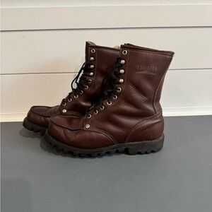 Vintage Y2K Chippewa Brown Insulated Leather Boots